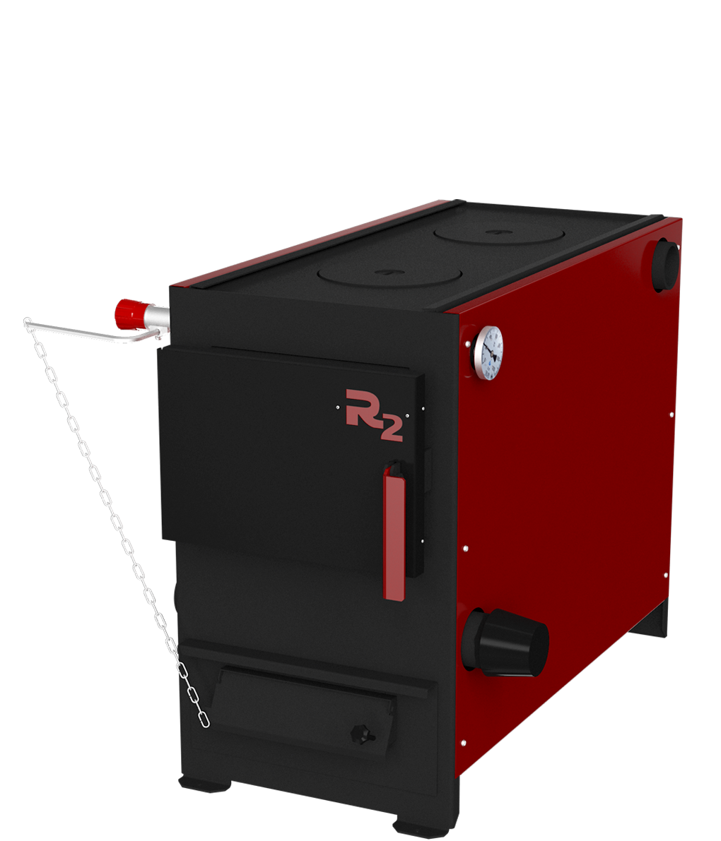 Котел твердотопливный ТЕРМОКРАФТ R2, одноконтурный, 21кВт, 