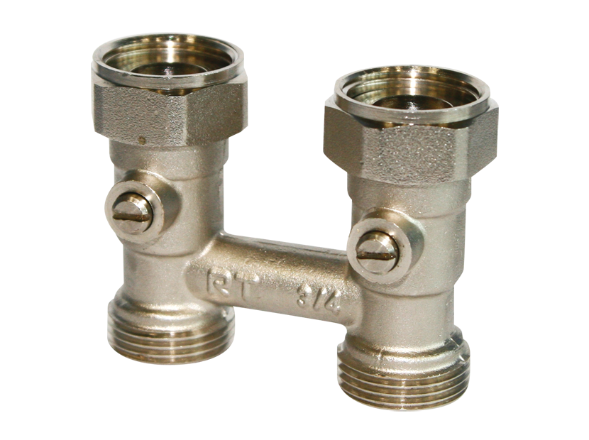 Узел нижнего подключения STOUT 3/4", SVH 0002 000020 (для двухтрубной системы), прямой, 