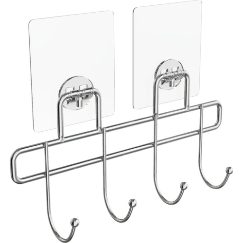 Полка с 4 крючками Kleber Lite KLE-LT004 на силиконовом креплении