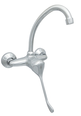 Смеситель для кухни ЦС-СМ  СТ302318  пристенный, однорычажн. хром