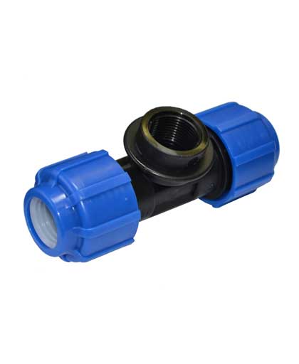 Тройник ПНД TEBO 25х3/4х25 ВР