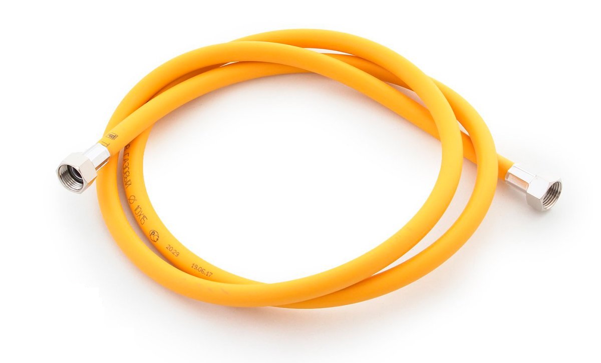 Подводка гибкая для газа ПВХ ELKA 120см 1/2", вн/вн 