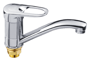 Смеситель для кухни РМС  SL55-004F-15,  врезной, однорычажн. хром