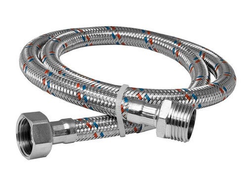 Подводка гибкая для воды GIGANT 1/2 80см вн/нар ELKA   гайка латунь