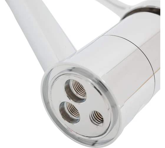 Смеситель для кухни ЦС-СМ 27/1ш М40 кор. излив  ПП800301  врезной, однорычажн. хром — купить смеситель для кухни в Кургане, цены в интернет-магазине «АкваТехника»