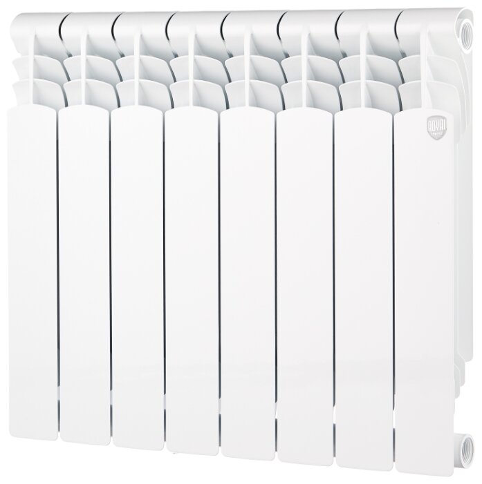 Радиатор Биметаллический ROYAL Thermo Revolution 8 секций, 500мм/80мм, 160Вт, белый
