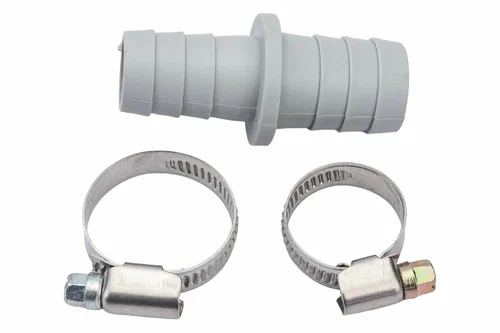 Переходник 19х22 пласт д/слив.шланг в комплекте с хомута ИС.131469