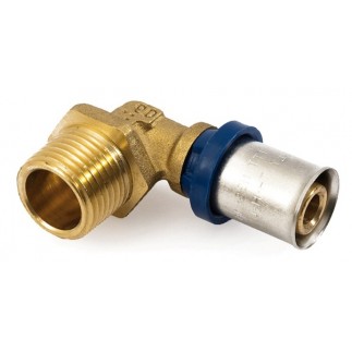 Угольник GF 20х3/4" нар/пресс 