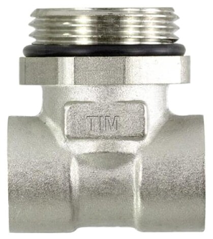 Тройник-наконечник TIM M320-422 (1"нар.на коллектор, 1/2"вн.возд.отвод.+1/2"вн.сливн.кран)