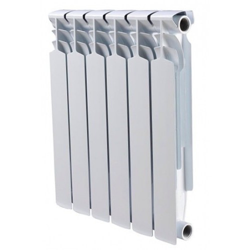 Радиатор Алюминиевый Faliano  6 секций, 500мм/80мм, 120Вт, белый