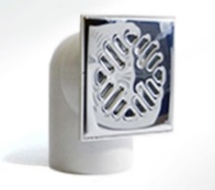 Трап для ВНУТР. КАН.   110 150х150 нерж. сталь вертикальный 