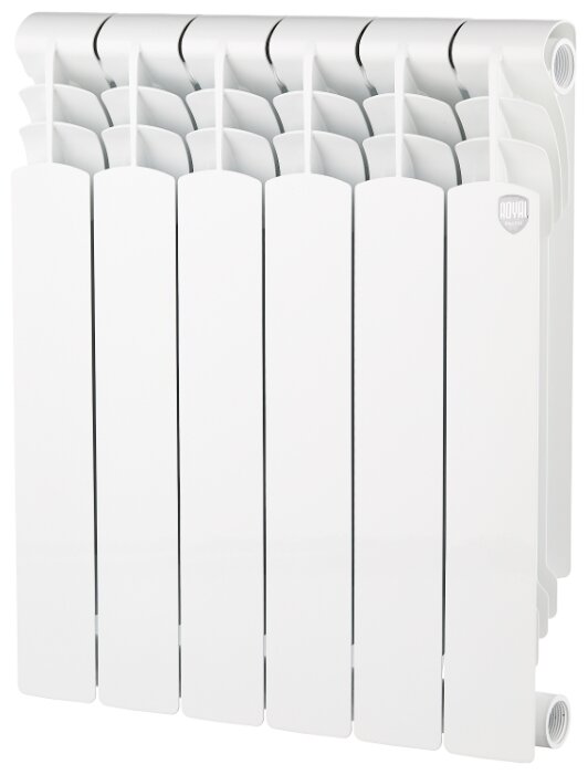 Радиатор Биметаллический ROYAL Thermo Revolution 6 секций, 500мм/80мм, 160Вт, белый
