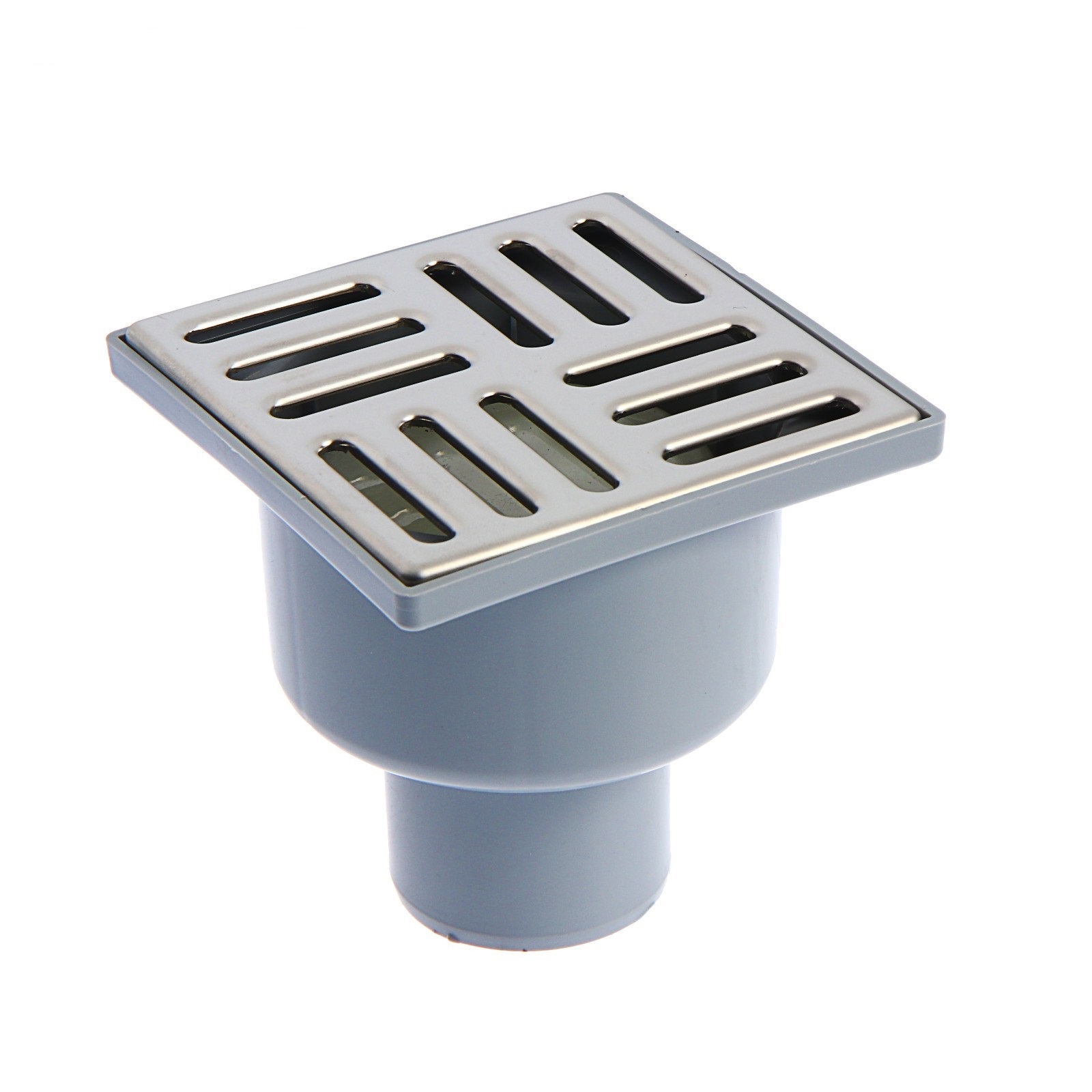 Трап для ВНУТР. КАН.   50 100х100 нерж. сталь вертикальный Q5202 СУХОЙ