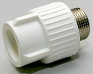 Муфта комбинированная PP-R TEBO 25х3/4" НР 