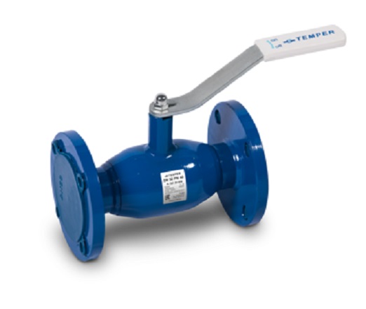 Кран шаровый стальной TEMPER 28320015 Ду 15 Ру40 фланцевое  