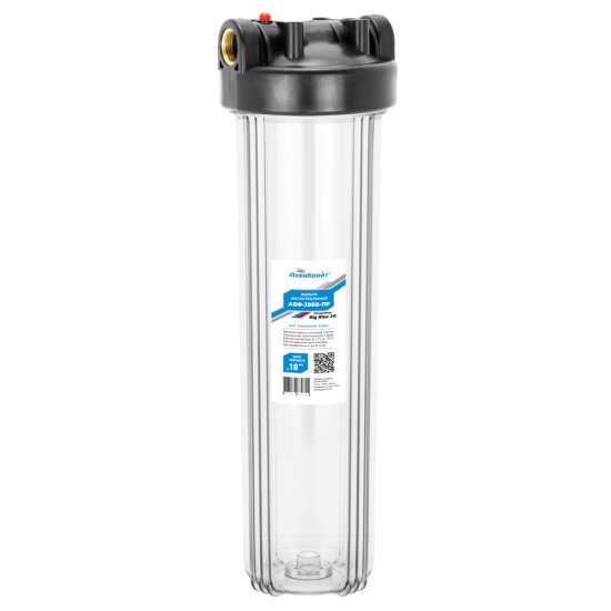 Колба АКВАБРАЙТ 20BB  1", прозрачная БЕЗ кронштейна