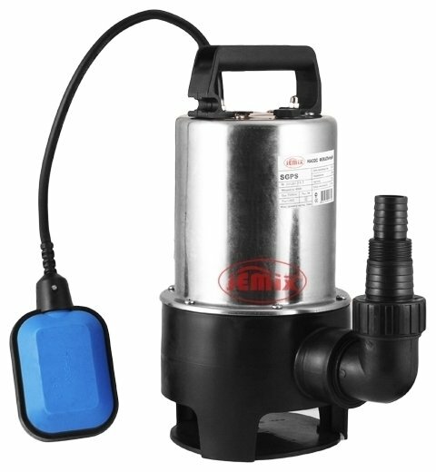 Насос дренажный  JEMIX SGPS-400/ФНН-125-5 для грязной воды 7.5м3/ч 5м, 400Вт,   с поплавковым выключ