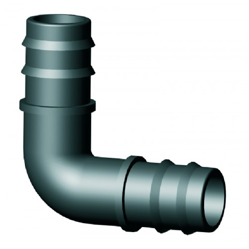 Угол 16х16 (640) для капельного шланга 16мм