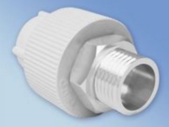 Муфта комбинированная PP-R TEBO 40х1" НР под ключ