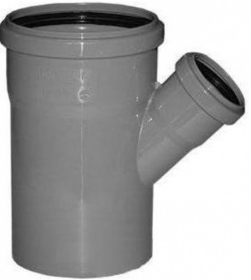 Тройник для ВНУТР. КАН. ПОЛИТРОН 110х50/45*  