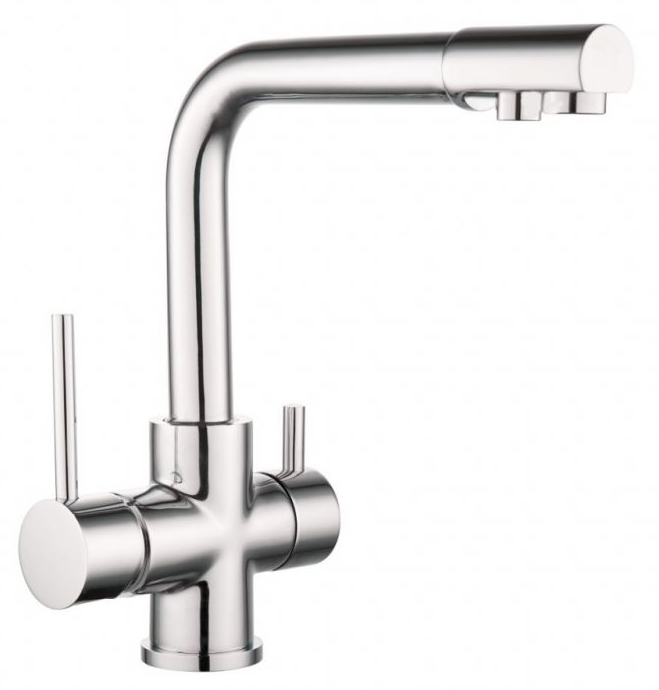 Смеситель для кухни GROSS AQUA Ecolife 3120609C  встраиваемый однорычажн. хром