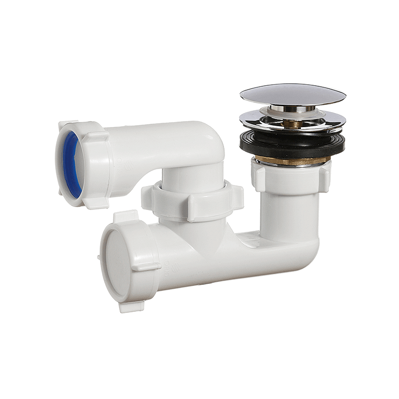 Сифон для душевого поддона 1 1/2х40 регулируемый,клик-клак А-2558