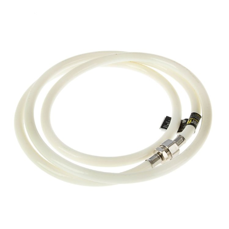 Подводка гибкая для газа ПВХ ZIP-FLEX 250см 1/2", вн/нар, белая,