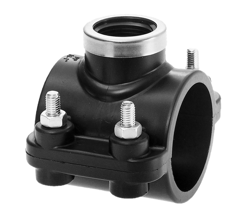 Седелка ПНД 25*1/2" болт ТЕВО