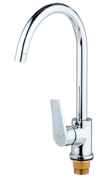Смеситель для кухни BOOU  B8290-28J  врезной, однорычажн.логт/хир. хром