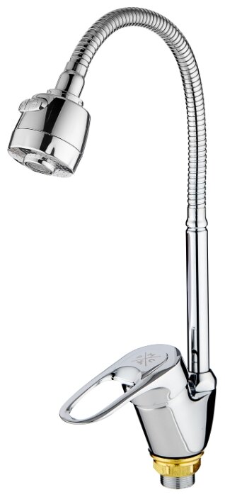 Смеситель для кухни РМС  SL55-016F,  врезной, однорычажн. хром