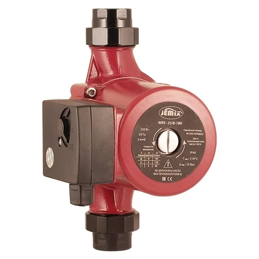 Насос для отопления циркуляционный JEMIX WRS 25/8-180 (ЦН-25/8-180)с кабелем