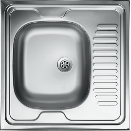 Мойка накладная    S-209  600*600 левая,