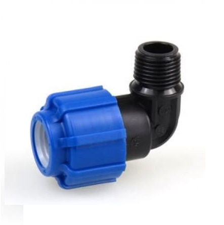 Угольник ПНД TEBO 25х3/4" НР