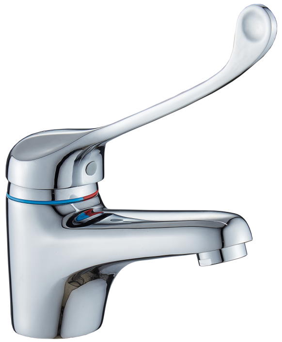 Смеситель для умывальника GROSS AQUA Professional 6546509С врезной, однорычажн. хром