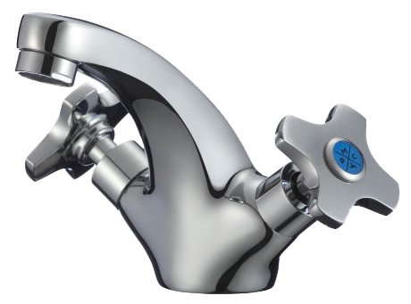 Смеситель для умывальника РМС  SL115-161, врезной, двухвентильный хром