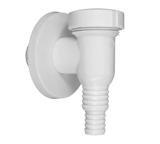 Клапан обратный для стиральной машины (белый), МР-У ИС.130486