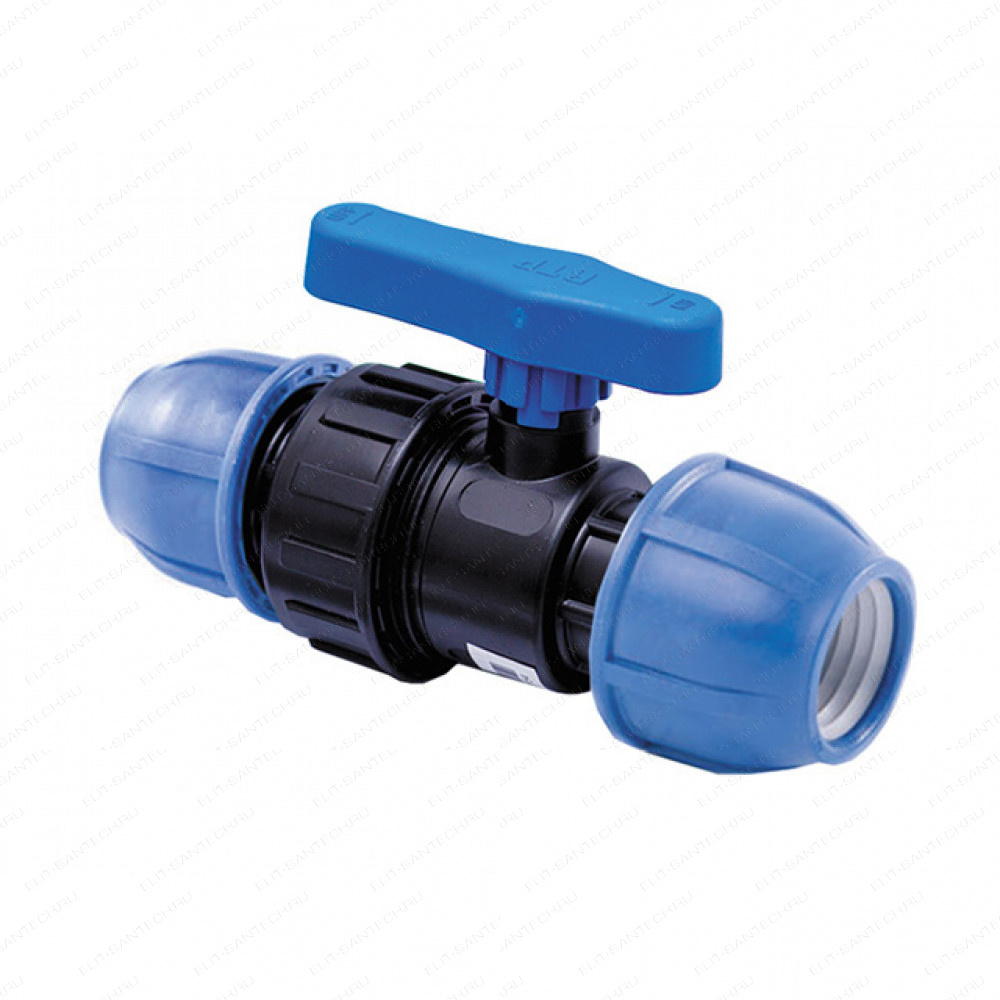 Кран шаровый ПНД TEBO 32х1" ВР