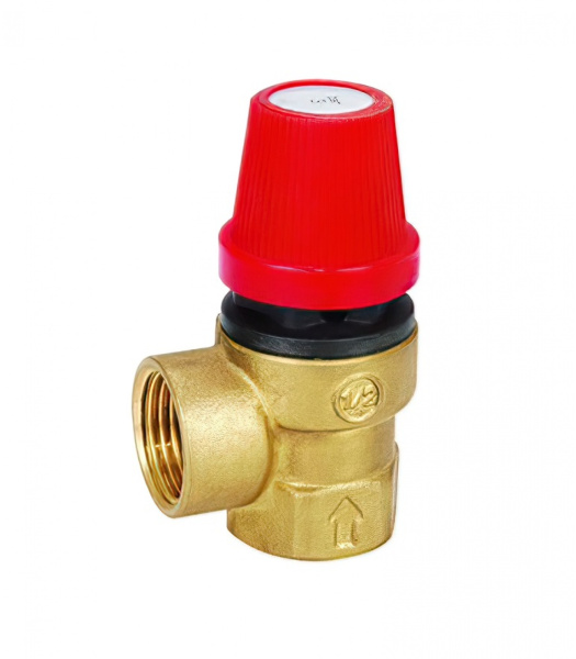 Клапан предохранительный мембранный Vieir VR33FMK-1.5, 1/2 вн., 1,5 bar, латунь