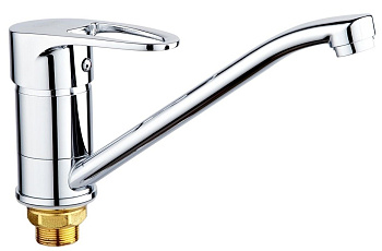 Смеситель для кухни РМС SL52-004FB-25 врезной, однорыч., хром, 
