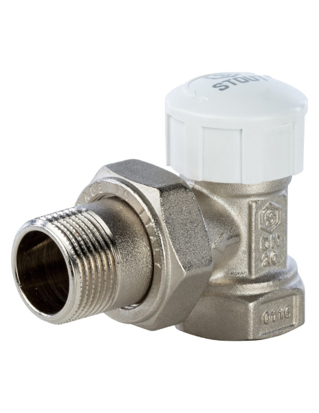 Клапан термостатический STOUT SVT 0004 000020 3/4", угловой со сгоном