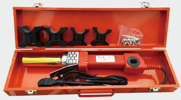 Аппарат трубчатый для сварки пластиковых труб (1,2 кВт, насадки 16,20,25,32 мм) TIM WM-05