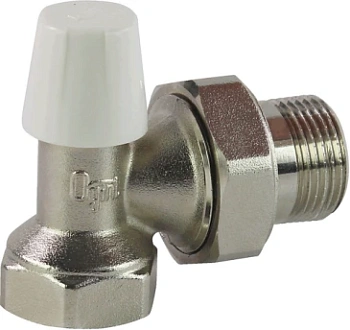 Клапан регулируемый запорный OGINT  3/4", вн/нар, угловой с герметичной прокладкой 022-4826
