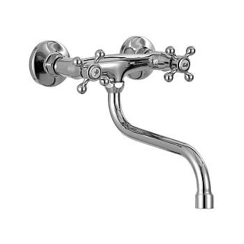 Смеситель для кухни FASHUN  А4608  настенный двухвентильный хром