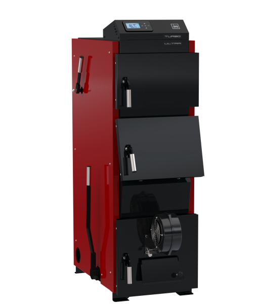 Котел твердотопливный ТЕРМОКРАФТ ULTRA одноконтурный, 24кВт, (с автоматикой)