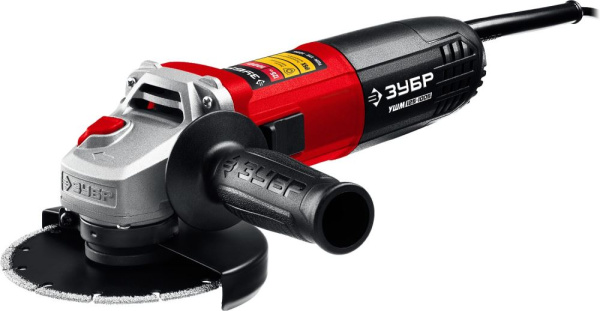 Углошлифовальная машина ЗУБР 125 мм, 1000 Вт УШМ-125-1005 — купить в Кургане, цены в интернет-магазине «АкваТехника»