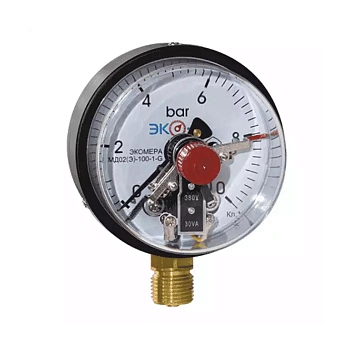 Манометр ЭКОМЕРА МД-02(Э)-100мм 0..1\МПа G1/2 