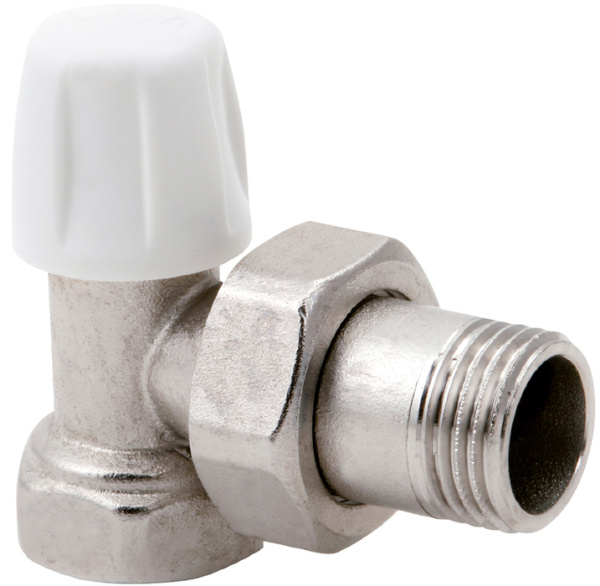 Вентиль регулировочный ручной на обратку угловой 3/4" ICMA арт.805/82805AE06