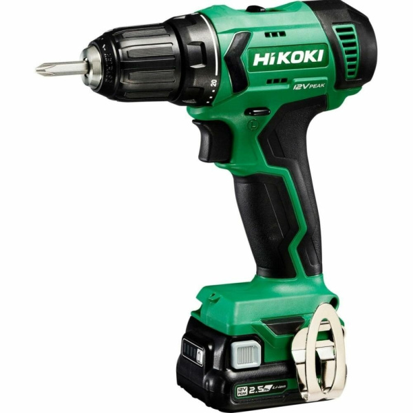 Дрель-шуруповерт аккумуляторный DS12DA 12В, 38Нм, 2х2.5 LiIon, кейс