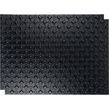 Мат для теплого пола черный с бобышками 1100х800х20 STOUT SMF-0001-110802