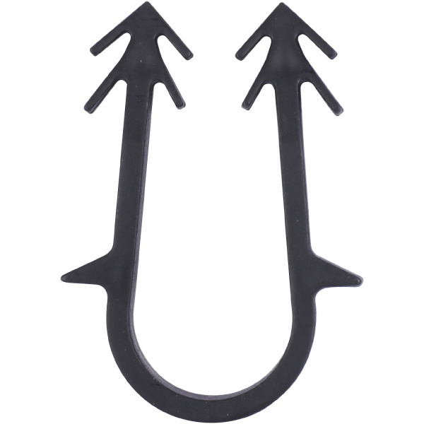 Скоба якорная с двойным креплением для труб тёплого пола ⌀16-20мм, 50мм россыпь STOUT